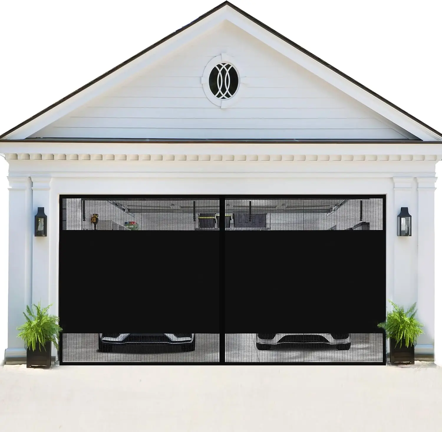 Privacy Garage Door Screen for 2 Car Garage 16x7FT, Blackout Magnetic Screen Door with Retractable Mesh&Heavy Duty Weighted B
Privacy Garage Door Screen for 2 Car Garage 16x7FT, Blackout Magnetic Screen Door with Retractable Mesh&Heavy Duty Weighted B