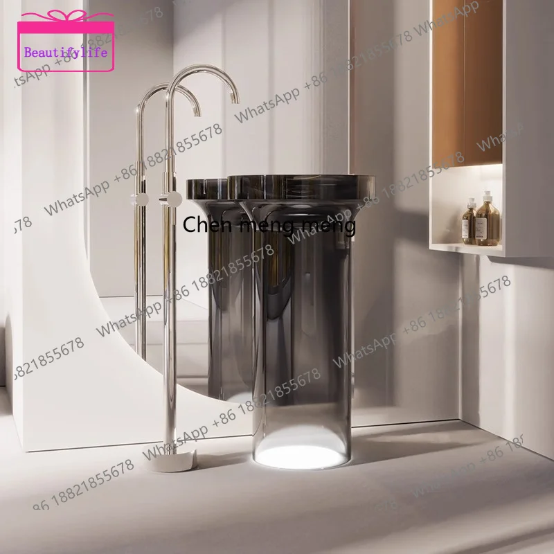 YL column, transparent, basin bathroom, floor-to-ceiling integrated column, wash hands, wash basin
YL column, transparent, basin bathroom, floor-to-ceiling integrated column, wash hands, wash basin