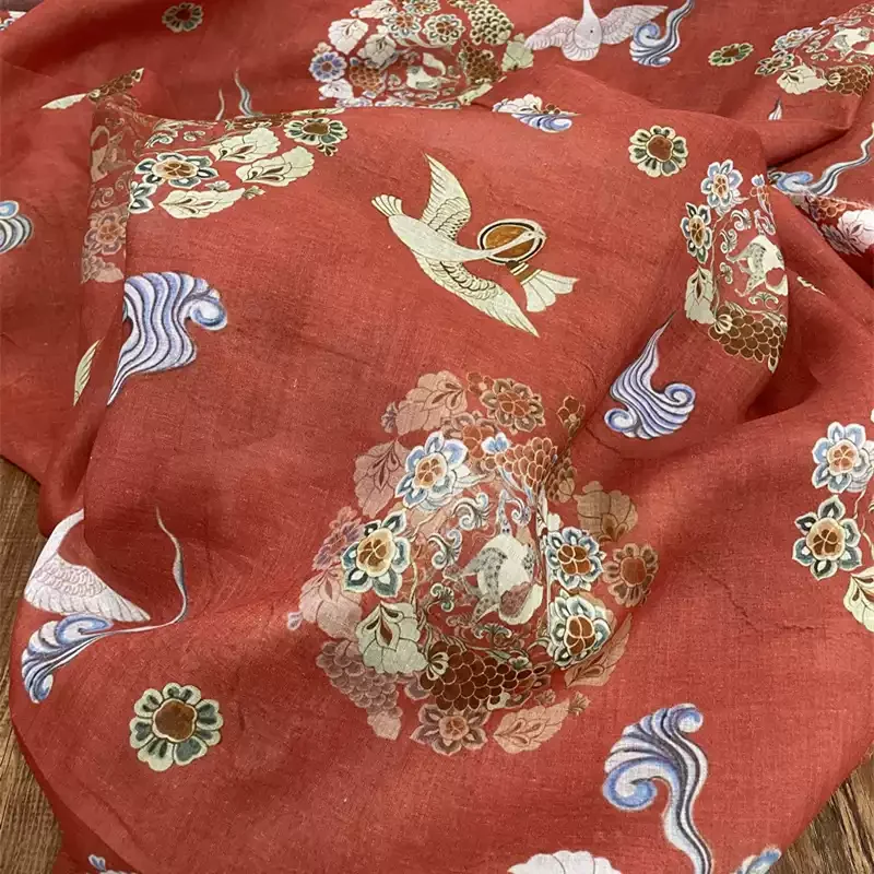 100% ramie orange fabric, suitable for making clothing and DIY sewing materials
100% ramie orange fabric, suitable for making clothing and DIY sewing materials