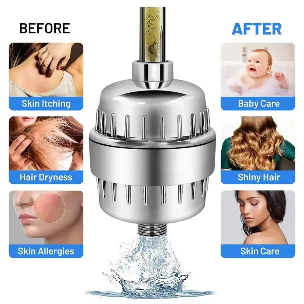 18 Stage Filtration Universal Purification Cartridge High-Efficiency Active Chlorine Removal Showerhead Filter High Output
18 Stage Filtration Universal Purification Cartridge High-Efficiency Active Chlorine Removal Showerhead Filter High Output