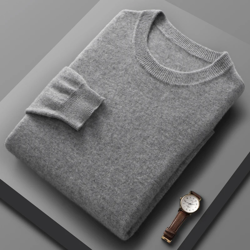 Autumn and winter new 100% pure woolen sweater men's loose crew neck pullover simple sweater cashmere base sweater with sweater
Autumn and winter new 100% pure woolen sweater men's loose crew neck pullover simple sweater cashmere base sweater with sweater