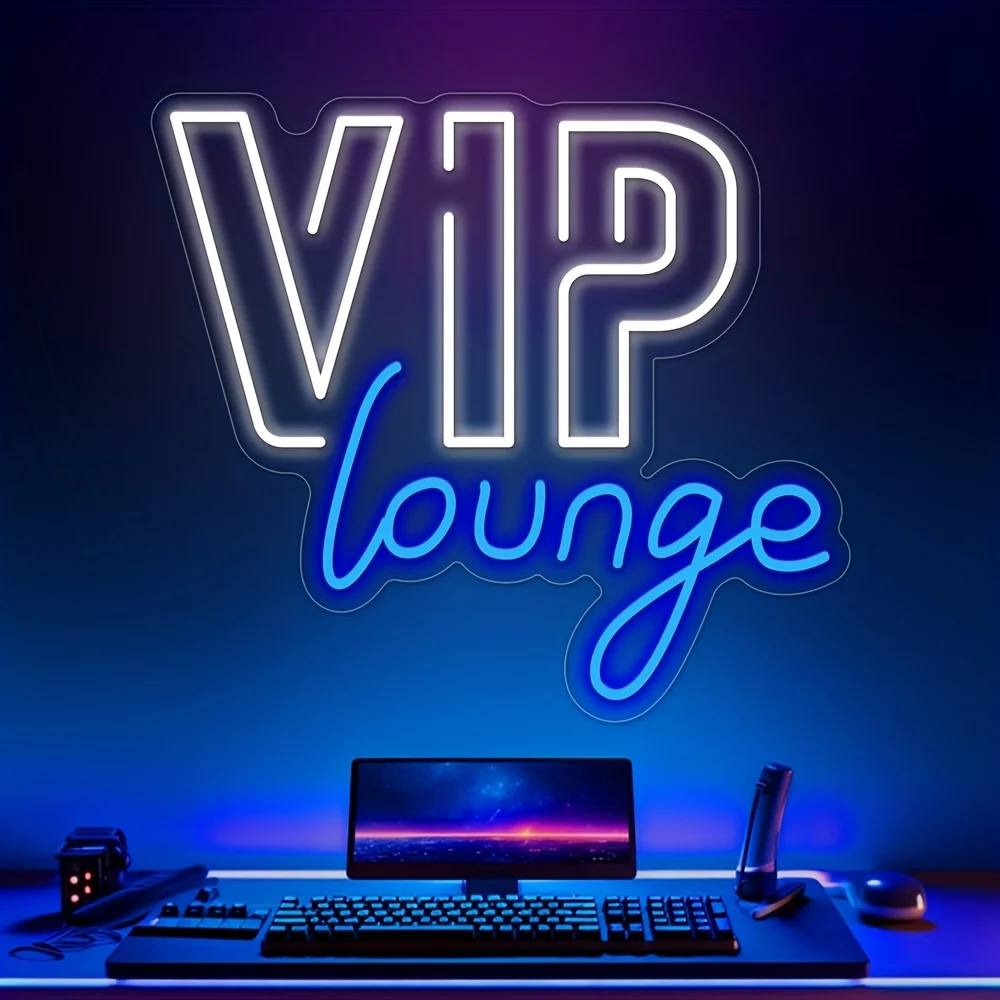 Неоновая вывеска Vip Lounge, цветная светодиодная буква, питание от USB, используется для деловых клубов, отелей, комнат для барных вечеринок, декора гостиной
Неоновая вывеска Vip Lounge, цветная светодиодная буква, питание от USB, используется для деловых клубов, отелей, комнат для барных вечеринок, декора гостиной