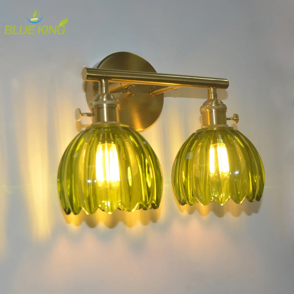 2026 New arrival Nordic Vintage Wall Lamp Green Tulip Glass Wall Lamp Living Room Background Wall Light Bedroom Door wall sconce
2026 New arrival Nordic Vintage Wall Lamp Green Tulip Glass Wall Lamp Living Room Background Wall Light Bedroom Door wall sconce