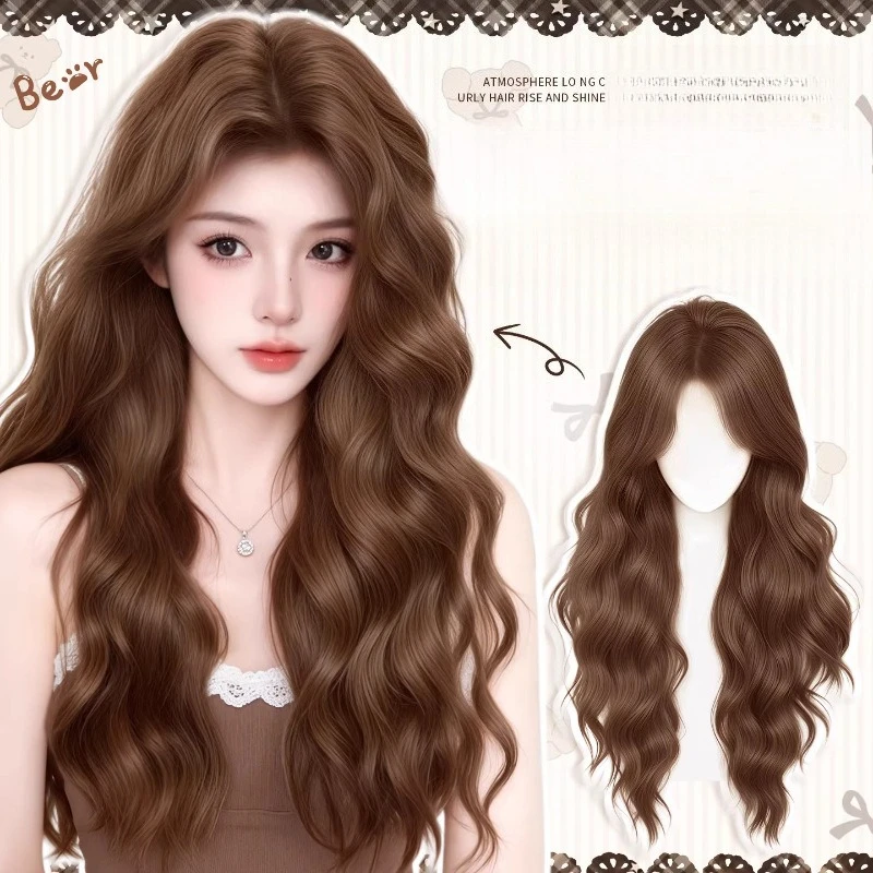 Full Head Synthetic Wig for Women with Water Wave Egg Curl, Voluminous, Seamless, Long Curly Hair, Realistic Daily Full Wig
Full Head Synthetic Wig for Women with Water Wave Egg Curl, Voluminous, Seamless, Long Curly Hair, Realistic Daily Full Wig