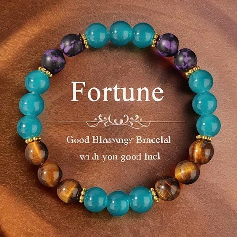 【Mirrordust】Prosperity Good Luck Natural Stone Bracelet Tiger Eye Amethyst High Luxury Old Money Style Bracelet Aquamarine8mmBea
【Mirrordust】Prosperity Good Luck Natural Stone Bracelet Tiger Eye Amethyst High Luxury Old Money Style Bracelet Aquamarine8mmBea