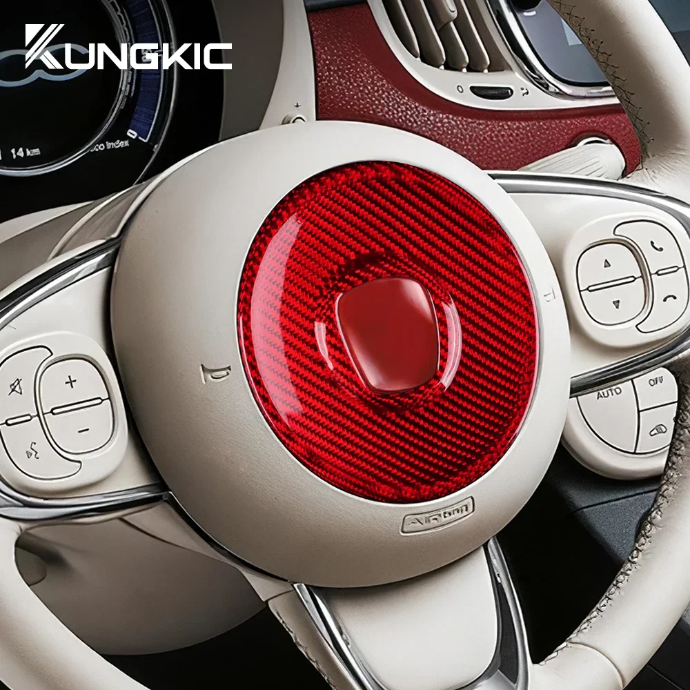Real Hard Carbon Fiber Car Center Steering Wheel Sticker For Fiat 500 Abarth 595 Abarth 695 2008-2023 Interior Trim Accessories
Real Hard Carbon Fiber Car Center Steering Wheel Sticker For Fiat 500 Abarth 595 Abarth 695 2008-2023 Interior Trim Accessories