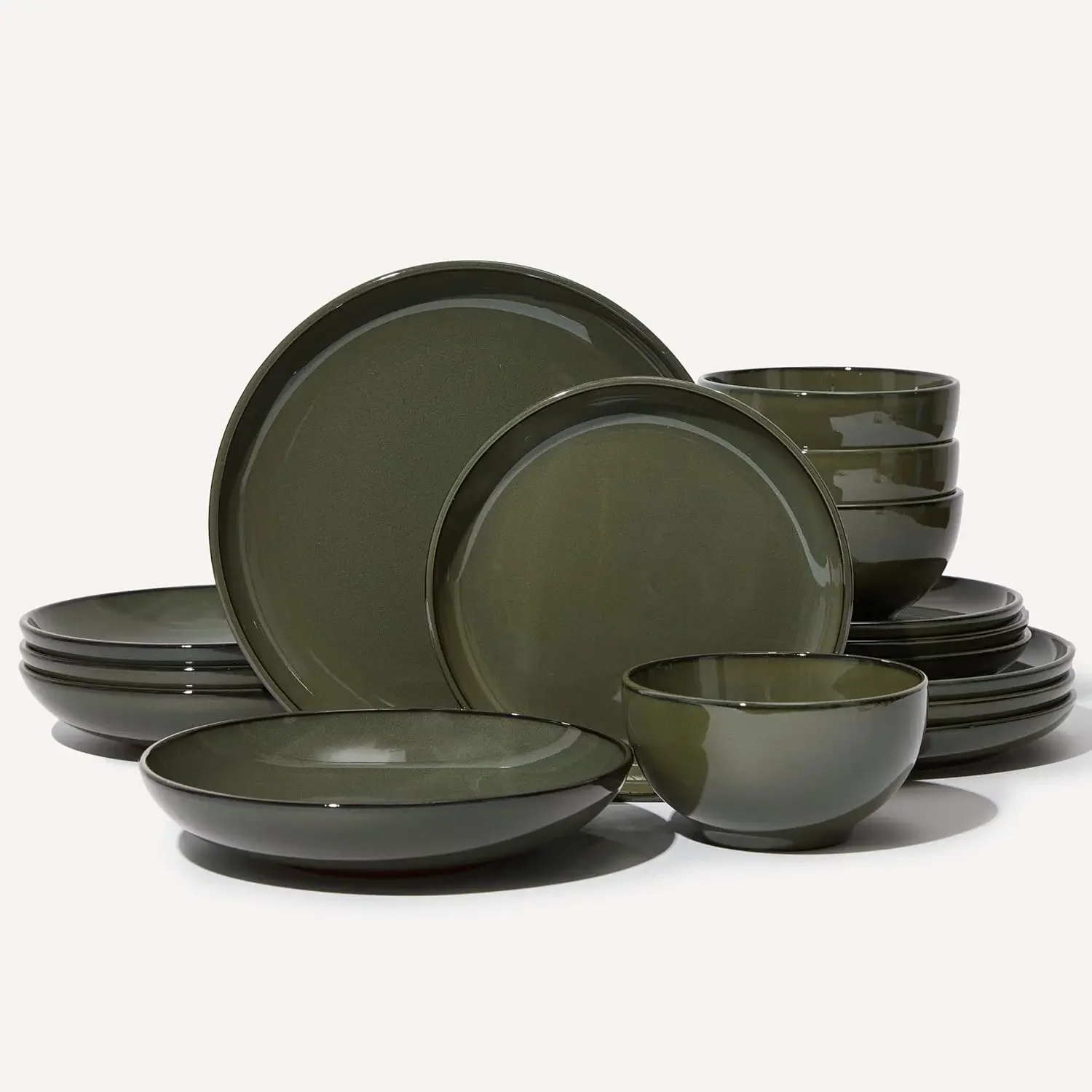 16 Piece Double Bowl Dinnerware Sets with Pasta Bowls, Highly Chip and Crack Resistant Plates and Bowls Sets, Natural Earthyware
16 Piece Double Bowl Dinnerware Sets with Pasta Bowls, Highly Chip and Crack Resistant Plates and Bowls Sets, Natural Earthyware