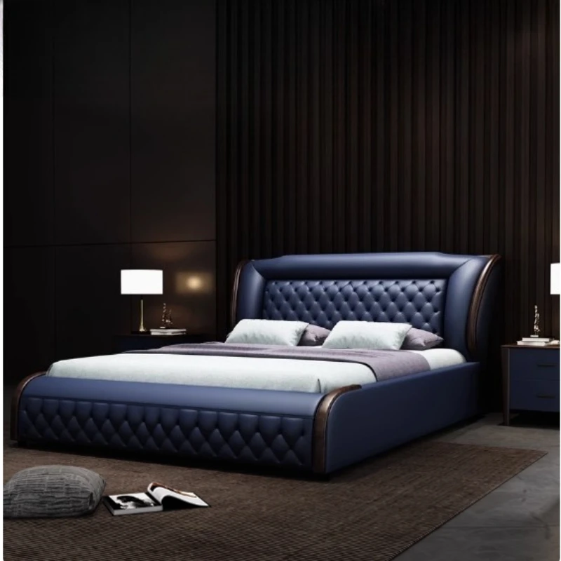 Leather King Size Bed Shelves Camas Queen Decoration Full 150x200 Bed Queen Lit Luxury Letto Matrimoniale Lit Bett Dormitorio
Leather King Size Bed Shelves Camas Queen Decoration Full 150x200 Bed Queen Lit Luxury Letto Matrimoniale Lit Bett Dormitorio