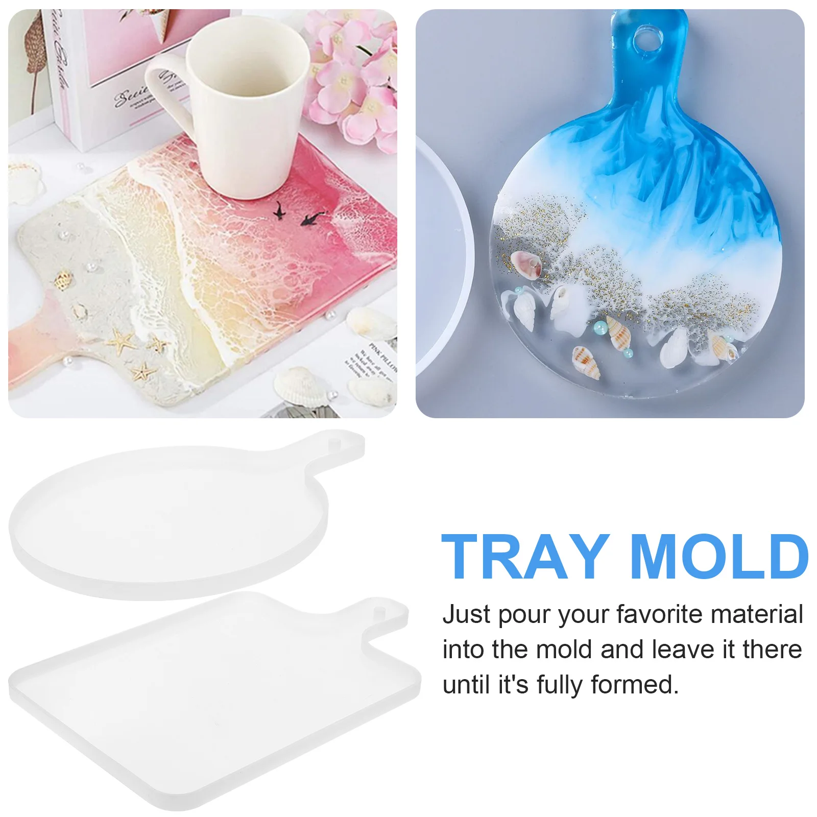 2Pcs Silicone Mold Epoxy Jewelry Tray Molds Flexible Creative Shape Plate Casting Mold Craft Serving Decorative Heat
2Pcs Silicone Mold Epoxy Jewelry Tray Molds Flexible Creative Shape Plate Casting Mold Craft Serving Decorative Heat
