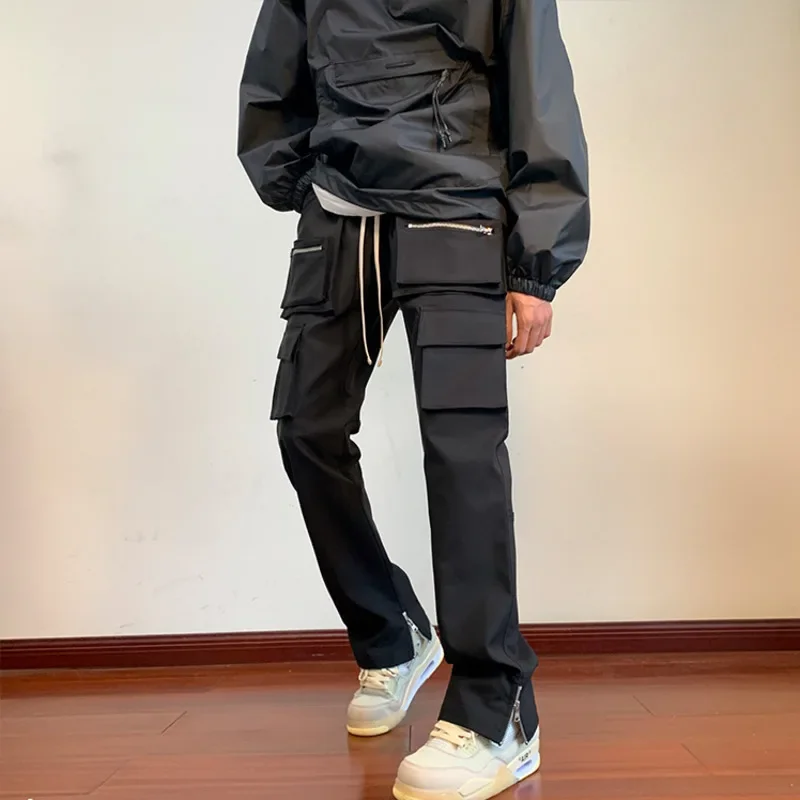 Black Cargo Pants Men Slim Fit Fashion Retro Pocket Casual Pants Men Japanese Streetwear Hip Hop Straight Pants Mens Trousers
Black Cargo Pants Men Slim Fit Fashion Retro Pocket Casual Pants Men Japanese Streetwear Hip Hop Straight Pants Mens Trousers
