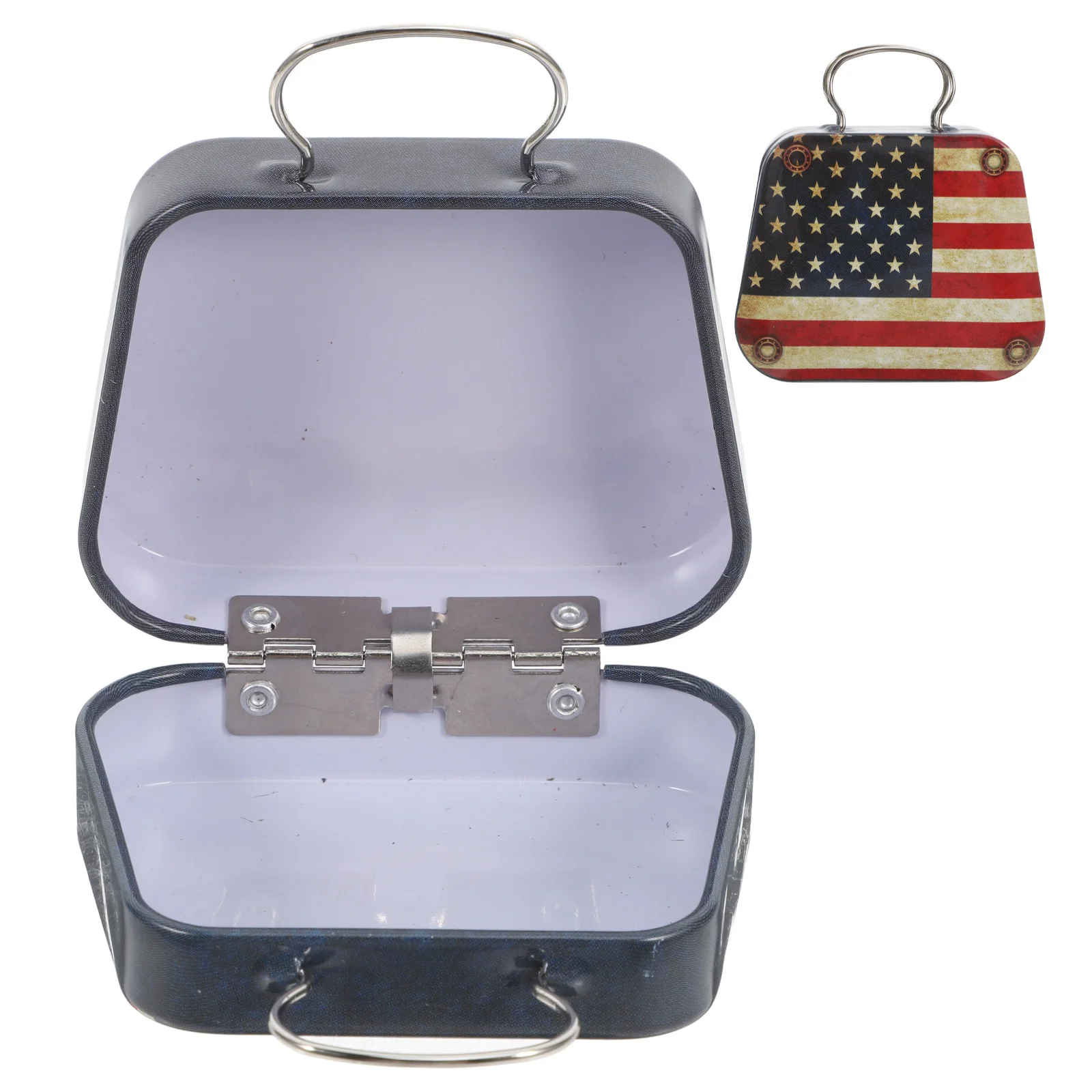 Multipurpose Tinplate Box Handle Vintage Small Suitcase Candy Cookies Storage Container Party Favor Uk Flag Large Capacity
Multipurpose Tinplate Box Handle Vintage Small Suitcase Candy Cookies Storage Container Party Favor Uk Flag Large Capacity