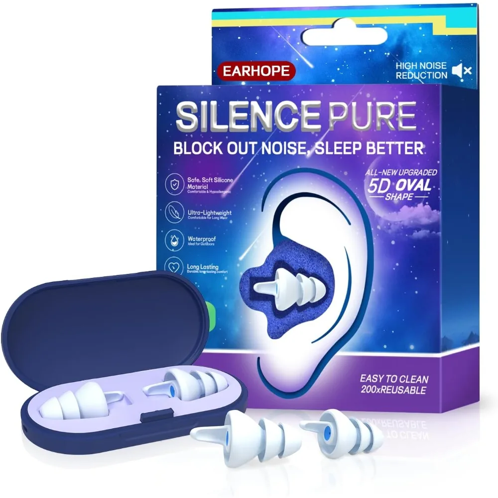 Three earplugs Sleeping 3D Noise Reduction Professional Protective Soft Reusable Earplugs For Sleeping Concentrate attention
Three earplugs Sleeping 3D Noise Reduction Professional Protective Soft Reusable Earplugs For Sleeping Concentrate attention