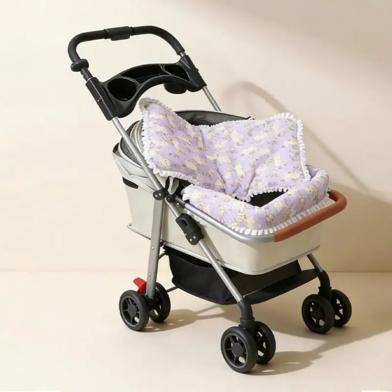 3Pcs Pet Strollers Pad Set Soft Cushioned Liners Washable Pet Strollers Dirt Cover Comfortable Travel Accessory 37JD
3Pcs Pet Strollers Pad Set Soft Cushioned Liners Washable Pet Strollers Dirt Cover Comfortable Travel Accessory 37JD
