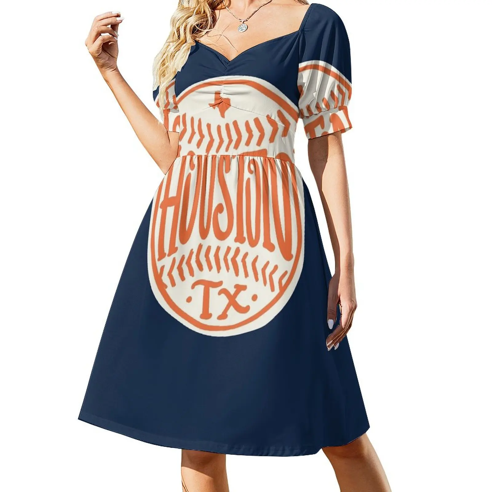 Houston Texas Hand Drawn Script Design Short-Sleeved Dress elegant chic wedding evening dresses Long veiled dresses
Houston Texas Hand Drawn Script Design Short-Sleeved Dress elegant chic wedding evening dresses Long veiled dresses