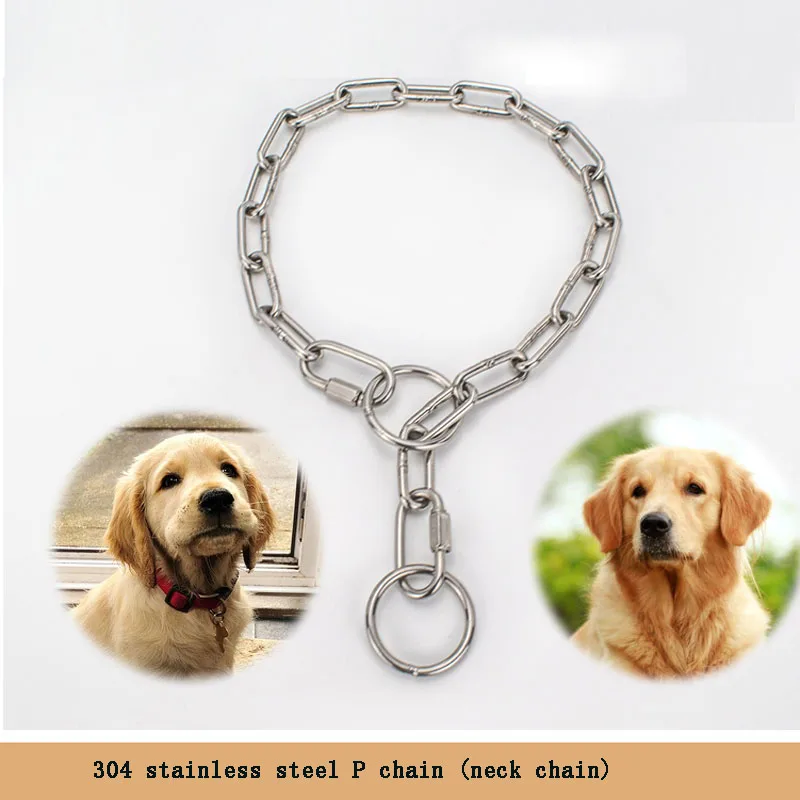 1pcs Dog Chain 304 Stainless Steel P Chain Competition Snake Chain Necklace Collar Pet P Chain Large, Medium and Small
1pcs Dog Chain 304 Stainless Steel P Chain Competition Snake Chain Necklace Collar Pet P Chain Large, Medium and Small