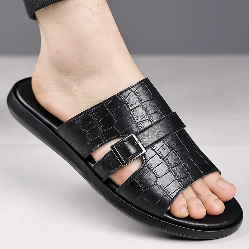 2026 New One Word Dragged Men's Summer Outerwear Lightweight Anti Slip and Odorous Slippers with A Shit Feeling Beach Shoes
2026 New One Word Dragged Men's Summer Outerwear Lightweight Anti Slip and Odorous Slippers with A Shit Feeling Beach Shoes