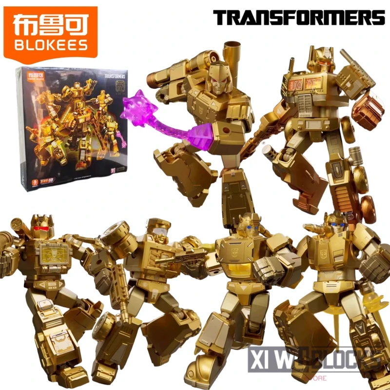 BLOKEES Transformers 2025 Golden Yearbook Edition Optimus Prime Soundwave Megatron Beachcomber Action Figure Collectible Gift
BLOKEES Transformers 2025 Golden Yearbook Edition Optimus Prime Soundwave Megatron Beachcomber Action Figure Collectible Gift