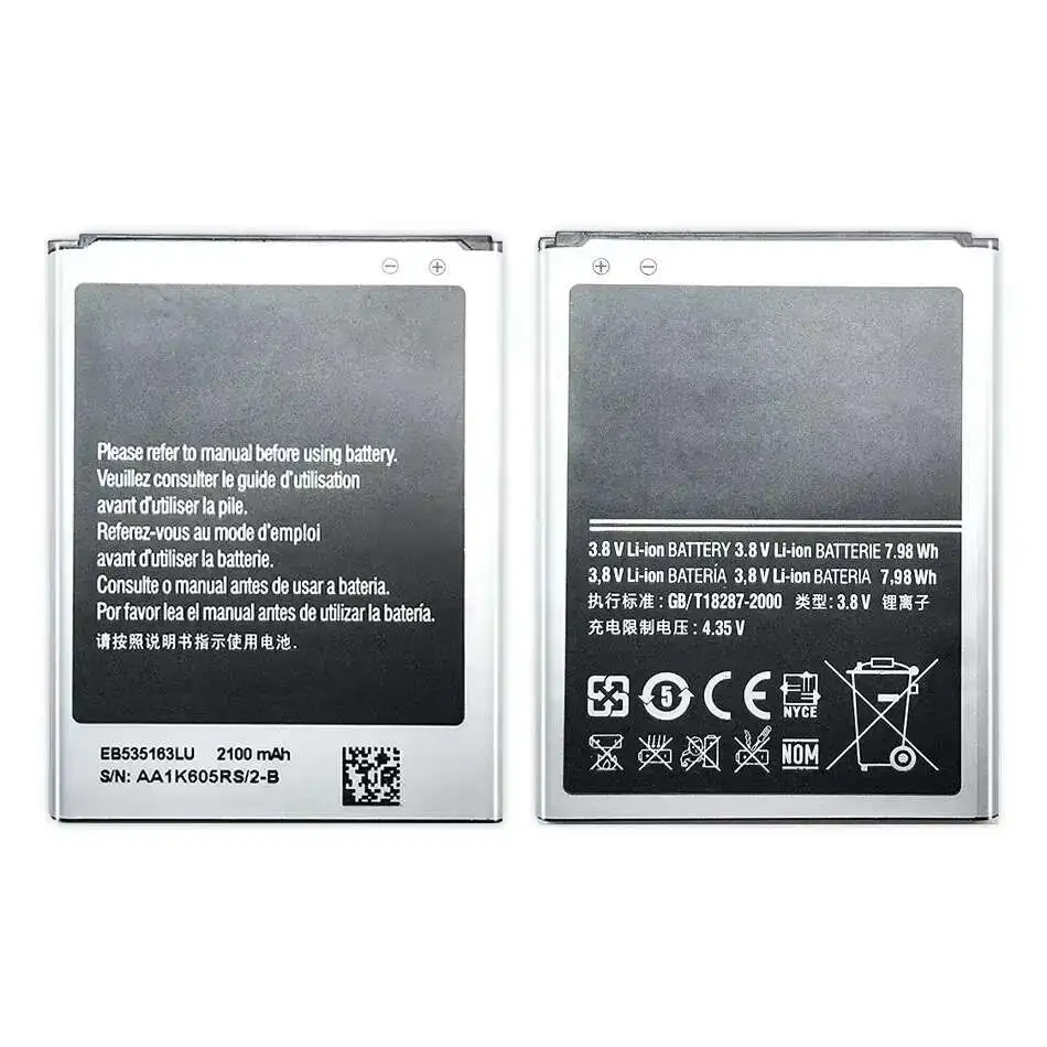 EB535163LU Аккумулятор для Samsung Galaxy Grand DUOS i9082 i9080 i9128E i9060 i9301 i9118 i9182
EB535163LU Аккумулятор для Samsung Galaxy Grand DUOS i9082 i9080 i9128E i9060 i9301 i9118 i9182