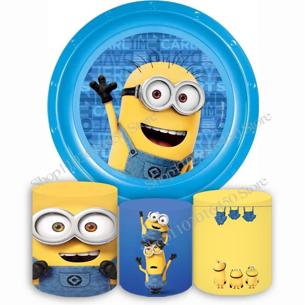 The Minions Round Photography Backdrop For Kids Baby Shower Birthday Party Circle Photo Background Booth Plinth Covers
The Minions Round Photography Backdrop For Kids Baby Shower Birthday Party Circle Photo Background Booth Plinth Covers