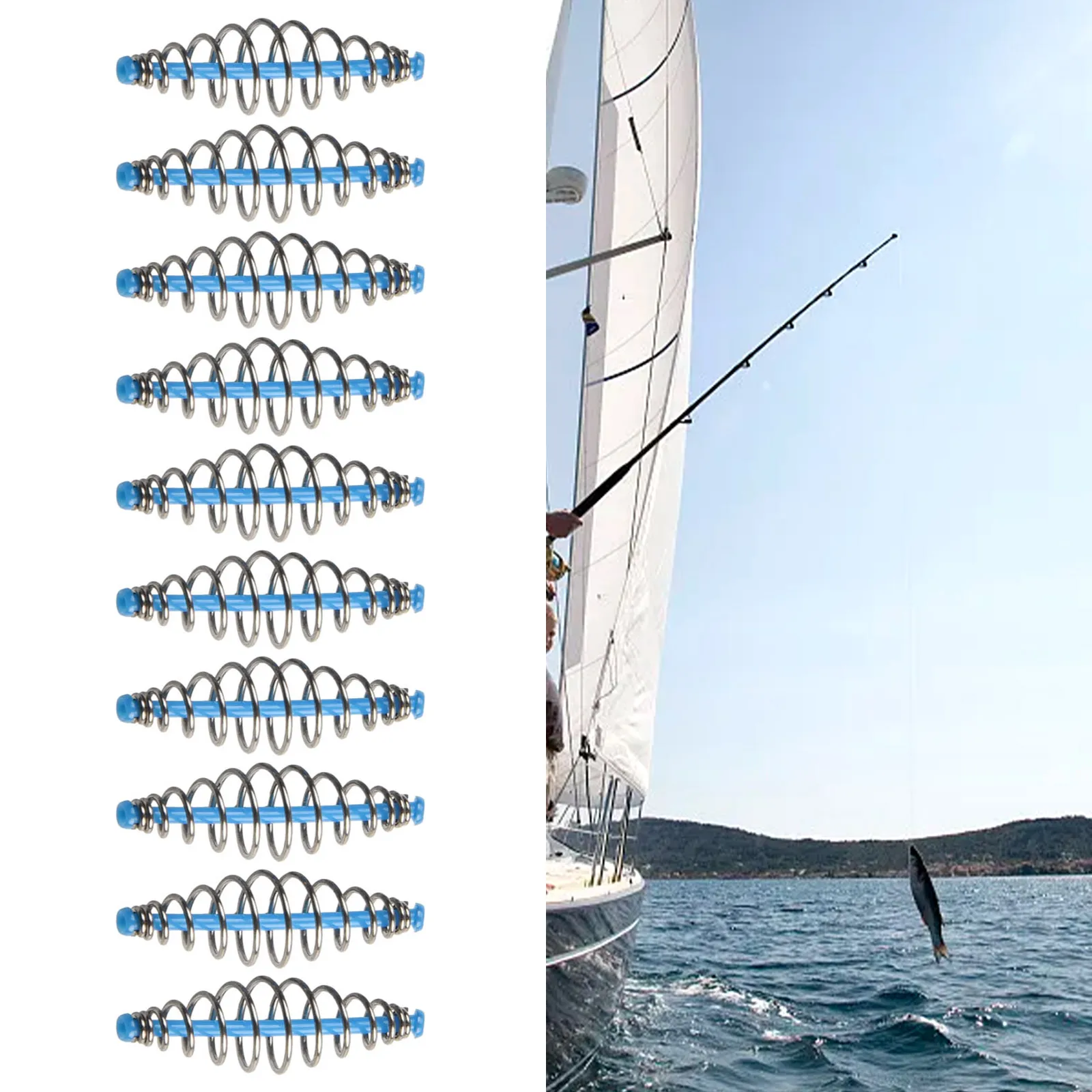 10pcs Spring Feeder Bait Cage For Carp Fishing Fresh Tench Bream Coil Inline-Method Feeder Tackle 3.2-5.9cm Inline-Method Feeder
10pcs Spring Feeder Bait Cage For Carp Fishing Fresh Tench Bream Coil Inline-Method Feeder Tackle 3.2-5.9cm Inline-Method Feeder