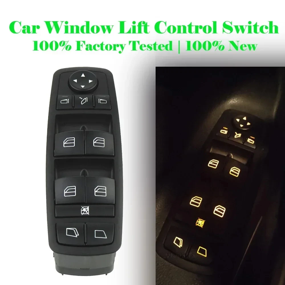 Front Left Power Window Master Control Switch for Mercedes-Benz X164 V251 06-12
Front Left Power Window Master Control Switch for Mercedes-Benz X164 V251 06-12