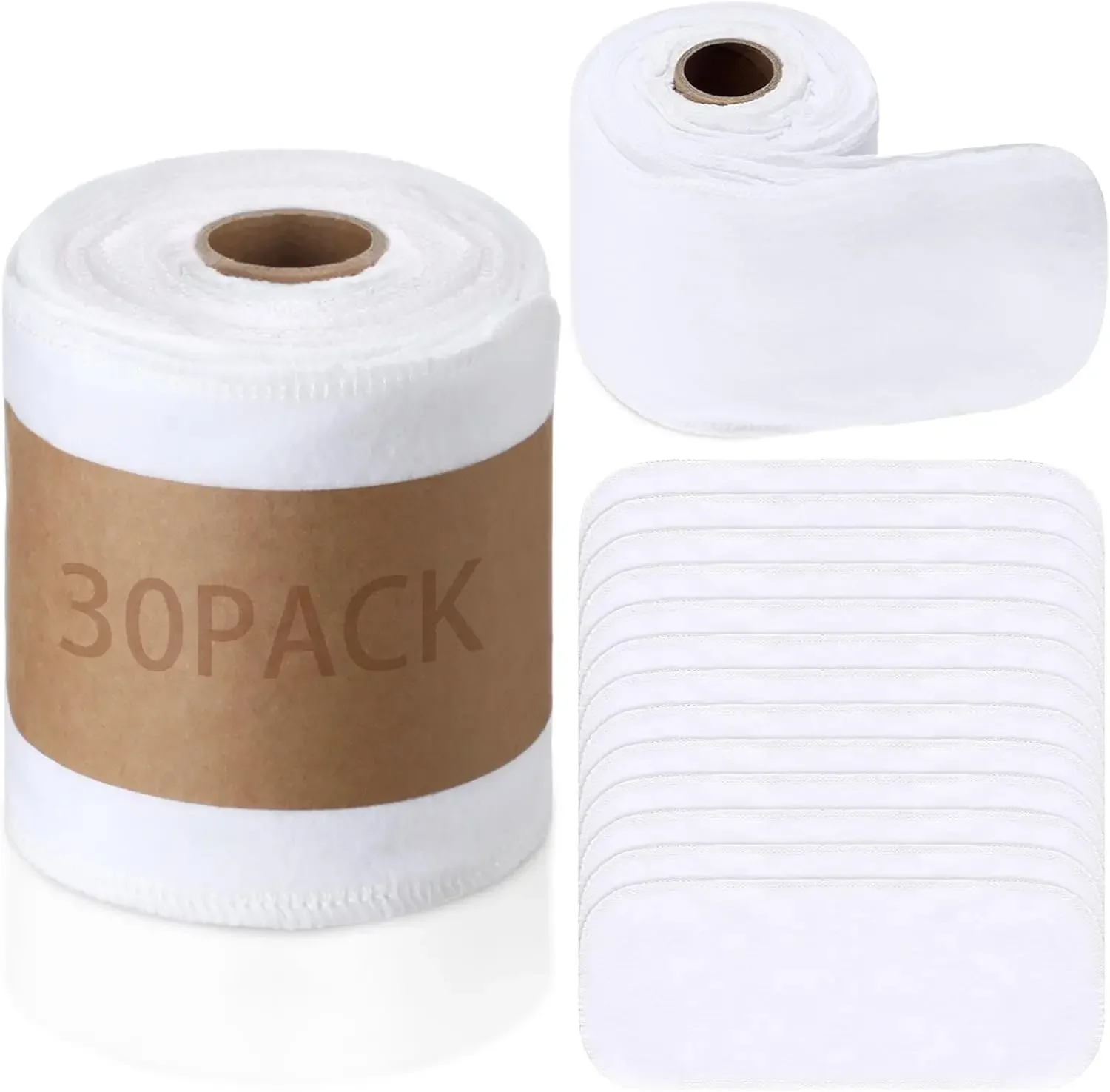 30 Pack Reusable Toilet Paper Towels No Tear Bidet Towels Washable Cotton Cloth Wipes for Bathroom and Travel
30 Pack Reusable Toilet Paper Towels No Tear Bidet Towels Washable Cotton Cloth Wipes for Bathroom and Travel
