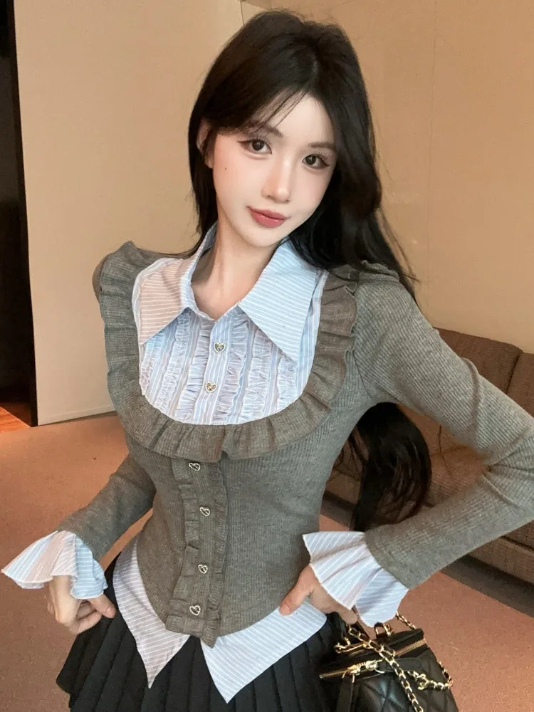 College Style Jk Set Spicy Girl Uniform Knitted Top High Waist Pleated Skirt Fashionable Two-Piece Suit for Women
College Style Jk Set Spicy Girl Uniform Knitted Top High Waist Pleated Skirt Fashionable Two-Piece Suit for Women