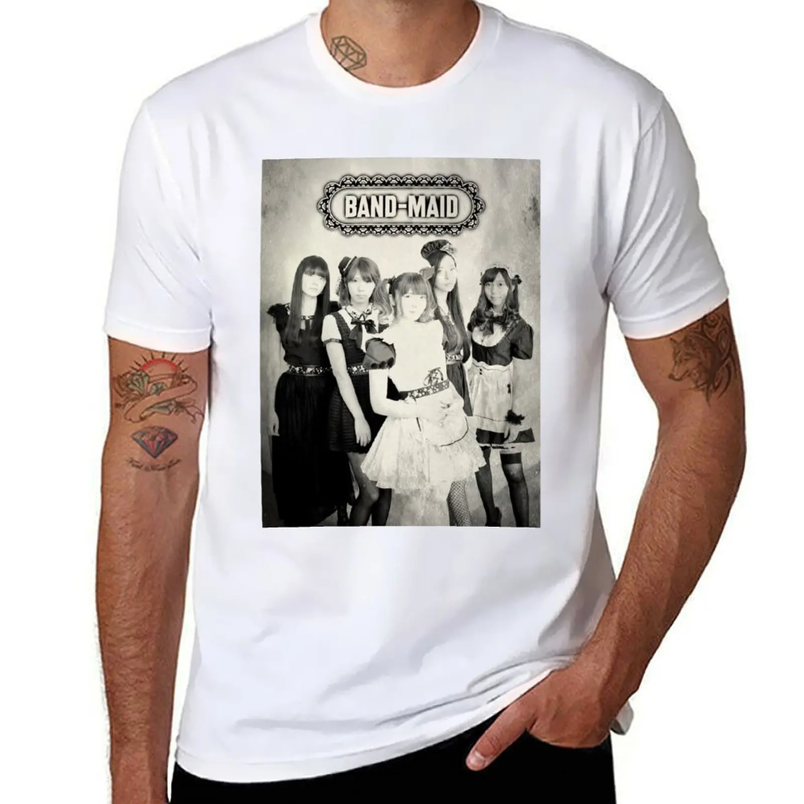 Black And White Portrait T-Shirt man t shirt designer cotton t shirts high quality T-Shirt
Black And White Portrait T-Shirt man t shirt designer cotton t shirts high quality T-Shirt