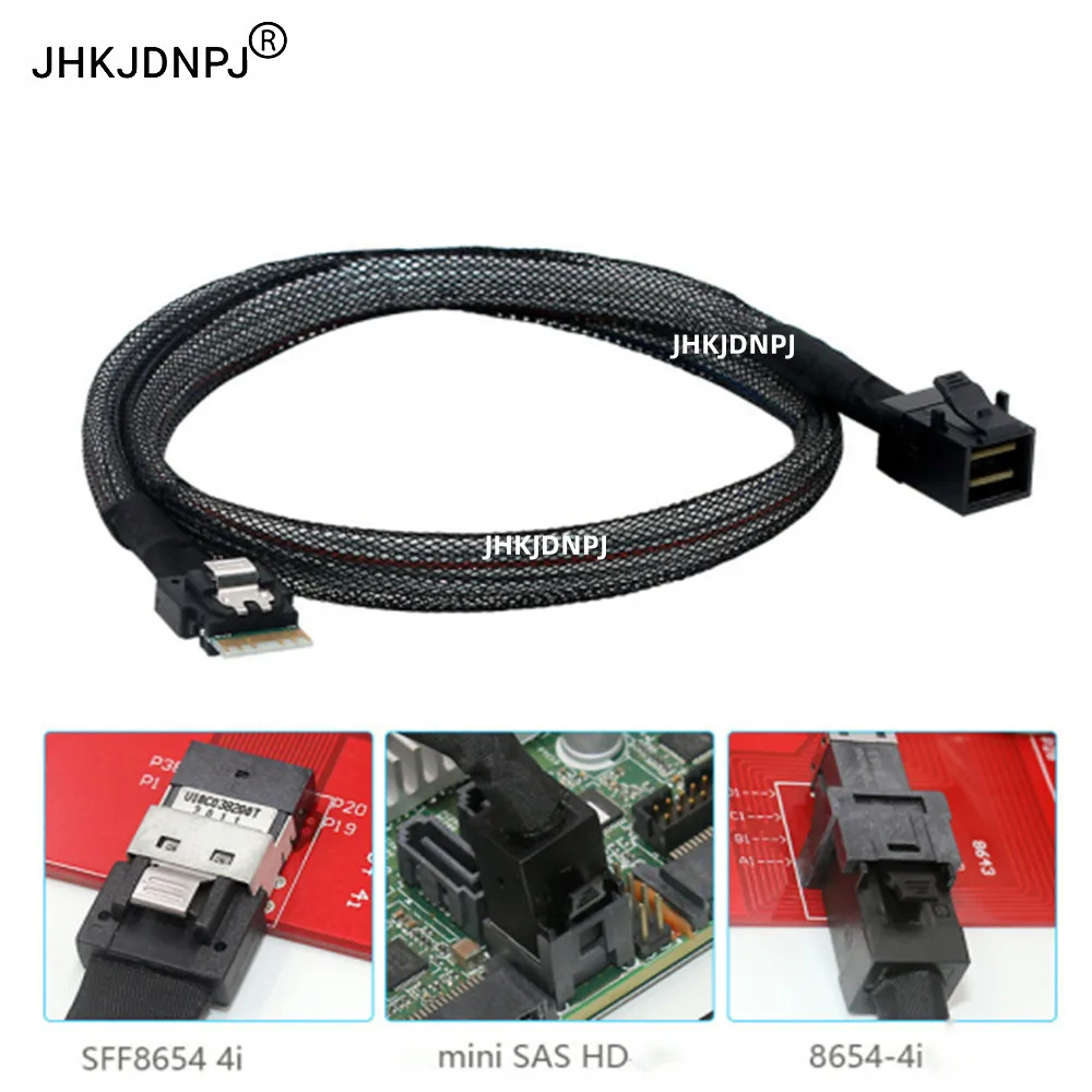 SFF-8654 4i to Mini SAS SFF-8643 Server Hard Disk Drive Data Extension Cable 0.5M 1M
SFF-8654 4i to Mini SAS SFF-8643 Server Hard Disk Drive Data Extension Cable 0.5M 1M
