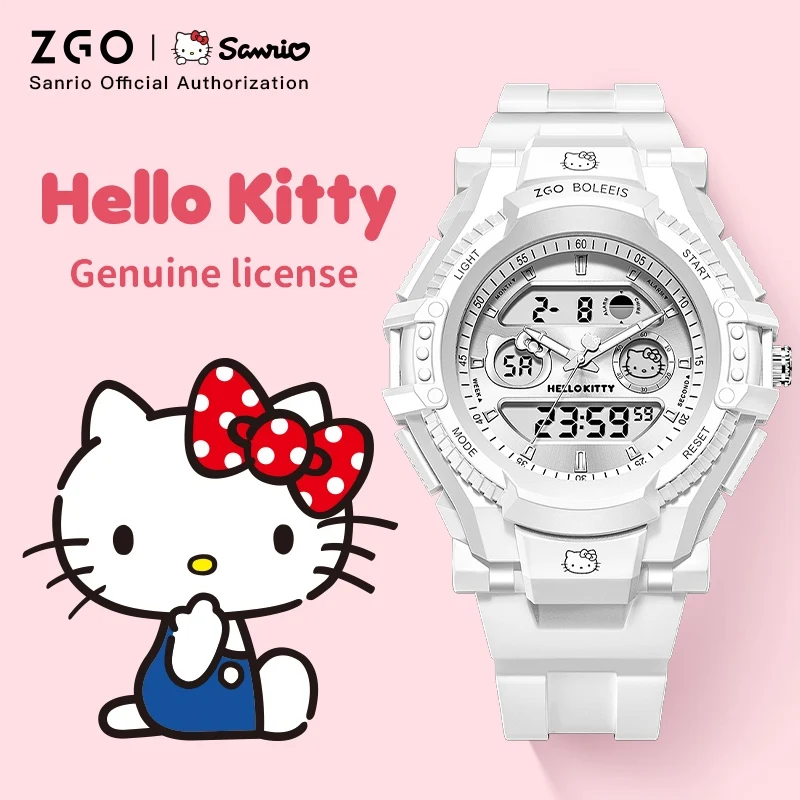 Детские часы ZGO Sanrio Hello Kitty для учащихся средних школ, многофункциональные водонепроницаемые цифровые часы с двойным дисплеем, подарок 8391
Детские часы ZGO Sanrio Hello Kitty для учащихся средних школ, многофункциональные водонепроницаемые цифровые часы с двойным дисплеем, подарок 8391