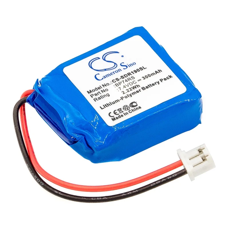 Cameron Sino 300mAh Battery BP74RS for Dogtra 1900S Receiver, 1902S Receiver
Cameron Sino 300mAh Battery BP74RS for Dogtra 1900S Receiver, 1902S Receiver