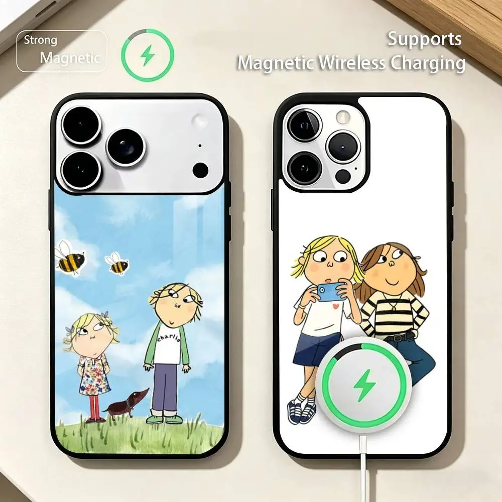 A-Animation C-Charlie and L-Lola Phone Case For iPhone17,16,15,14,13,12,11 Plus,Pro Compatible with magnetic wireless charging
A-Animation C-Charlie and L-Lola Phone Case For iPhone17,16,15,14,13,12,11 Plus,Pro Compatible with magnetic wireless charging