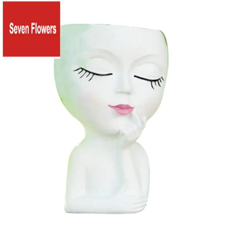 A84Z-Cute Head Flower Pot/Face Flower Pot, For Indoor Plants, Girl Face Flower Pot Cute Lady Head Flower Pot
A84Z-Cute Head Flower Pot/Face Flower Pot, For Indoor Plants, Girl Face Flower Pot Cute Lady Head Flower Pot