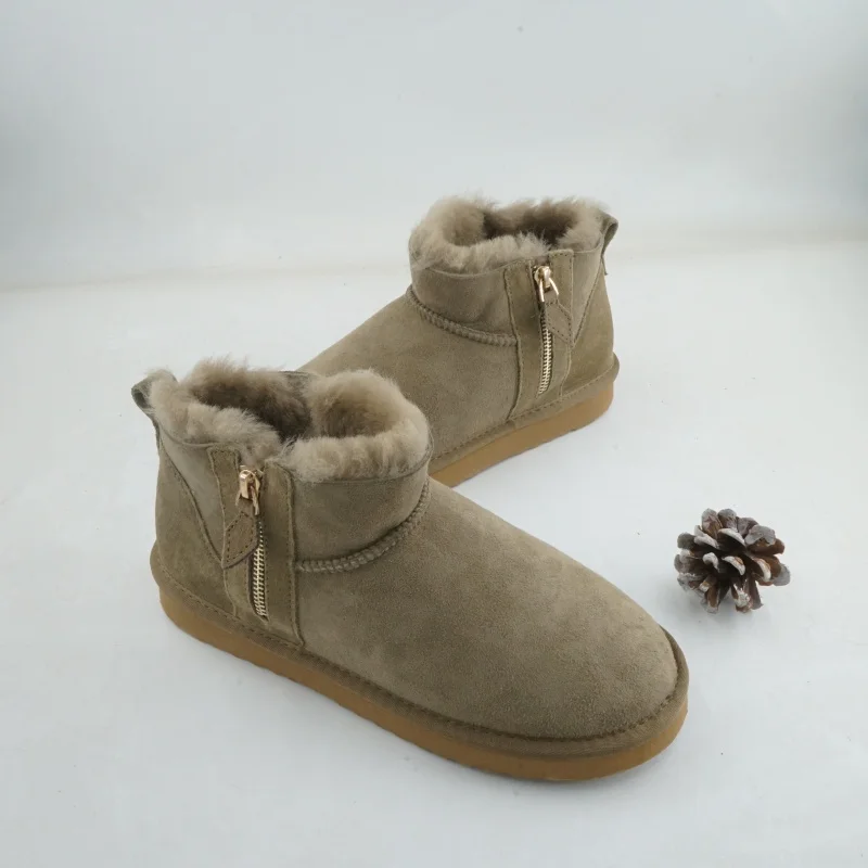 Женские зимние классические сапоги из натуральной овечьей шерсти и кожи 2026 года, модные короткие сапоги на молнии, высочайшее качество
Женские зимние классические сапоги из натуральной овечьей шерсти и кожи 2026 года, модные короткие сапоги на молнии, высочайшее качество