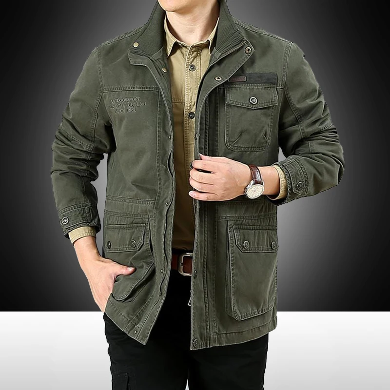 Casual Cotton Jaet Men's Loose Fit Long Sve Stand Collar Autumn Outerwear Faion Urban Sle Anti-Wrinkle Zipper Closure
Casual Cotton Jaet Men's Loose Fit Long Sve Stand Collar Autumn Outerwear Faion Urban Sle Anti-Wrinkle Zipper Closure