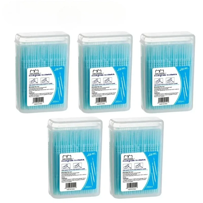 200pcs/box Plastic Toothpicks Double-headed Disposable Interdental Brush Dental Tooth Flossing Head Oral Hygiene Clean The Mouth
200pcs/box Plastic Toothpicks Double-headed Disposable Interdental Brush Dental Tooth Flossing Head Oral Hygiene Clean The Mouth