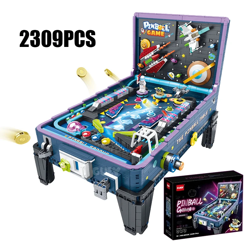 2309PCS Creative Game Machine Pinball Table Building Blocks With LED Light and Music Construction Bricks Toy Gift for Family
2309PCS Creative Game Machine Pinball Table Building Blocks With LED Light and Music Construction Bricks Toy Gift for Family