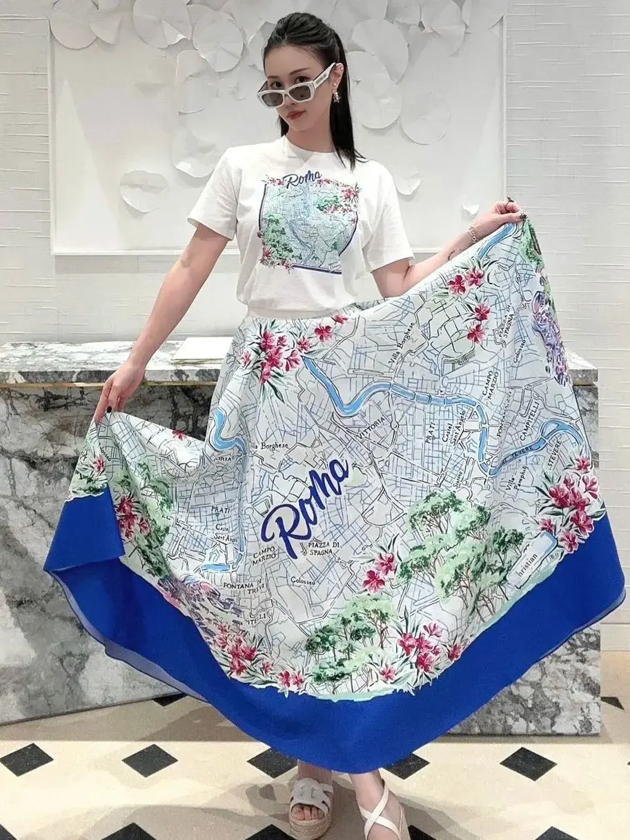 Юбка-миди с высокой талией, римская праздничная юбка трапециевидной формы из хлопка и марли, лето 2022, женская юбка Oyearex Faion Ci для поездок на работу
Юбка-миди с высокой талией, римская праздничная юбка трапециевидной формы из хлопка и марли, лето 2022, женская юбка Oyearex Faion Ci для поездок на работу