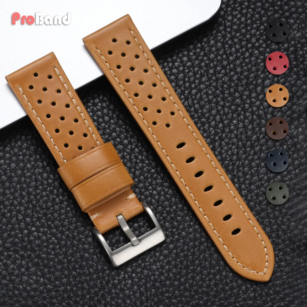 Men Women Breathable Genuine Leather Watch Band Top Grain Cowhide Bracelet 18mm 20mm 22mm 24mm Smart Watch Straps PinBuckle Belt
Men Women Breathable Genuine Leather Watch Band Top Grain Cowhide Bracelet 18mm 20mm 22mm 24mm Smart Watch Straps PinBuckle Belt