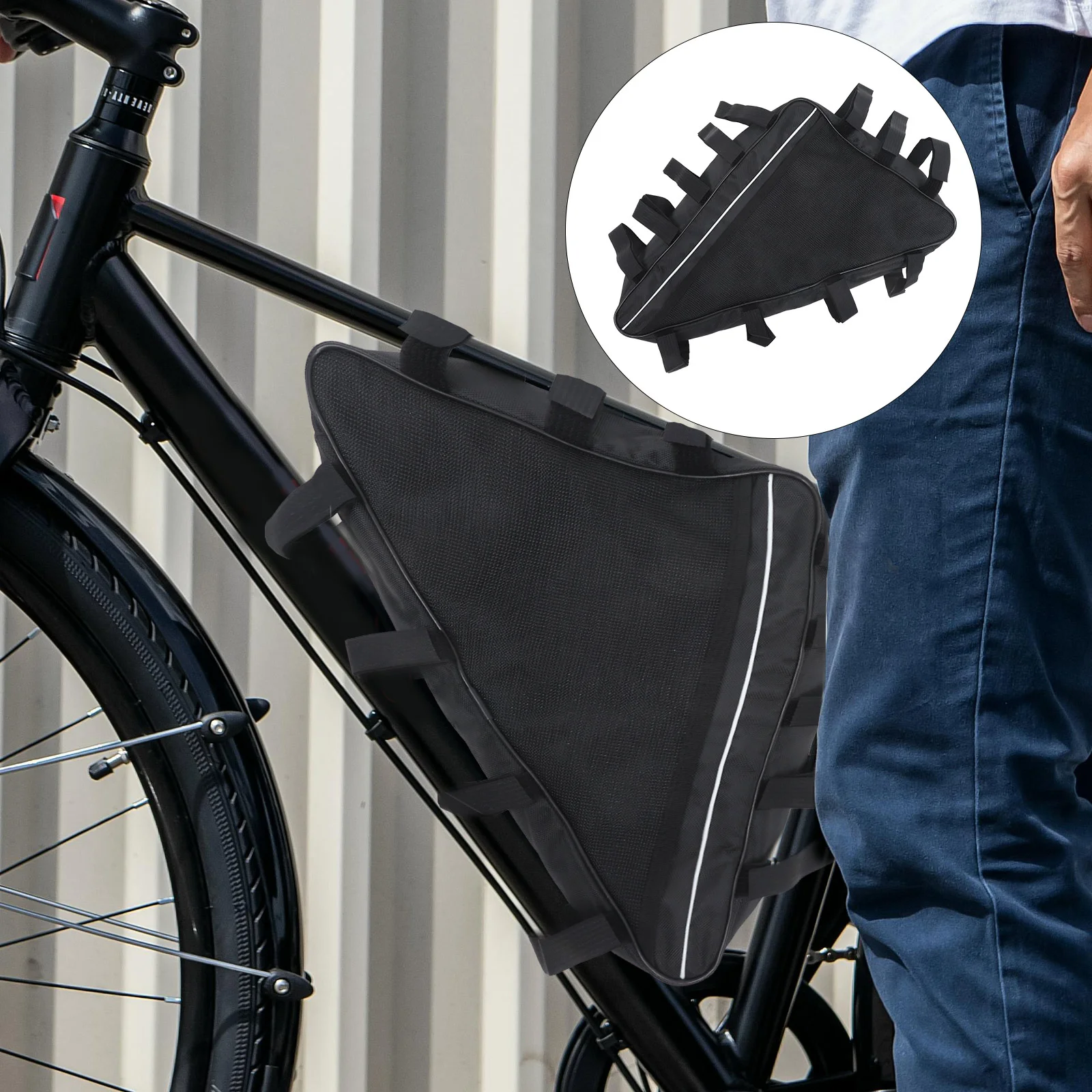 693 Vehicle Cycling Triangle Bag Bike Front Electric Dirtbike Oxford Cloth Accessory Bicycle
693 Vehicle Cycling Triangle Bag Bike Front Electric Dirtbike Oxford Cloth Accessory Bicycle