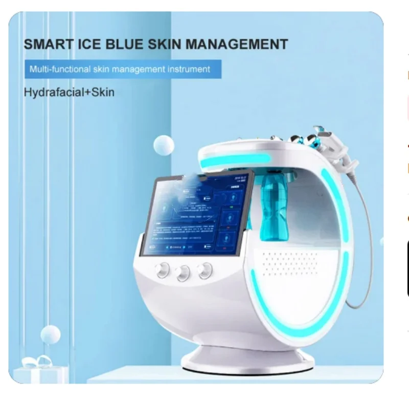 Ice Blue Magic Mirror Skin Analyzer Ce Multifunctional 7 In 1 Ultrasonic Skin Care Cryotherapy Microdermabrasion Machine
Ice Blue Magic Mirror Skin Analyzer Ce Multifunctional 7 In 1 Ultrasonic Skin Care Cryotherapy Microdermabrasion Machine
