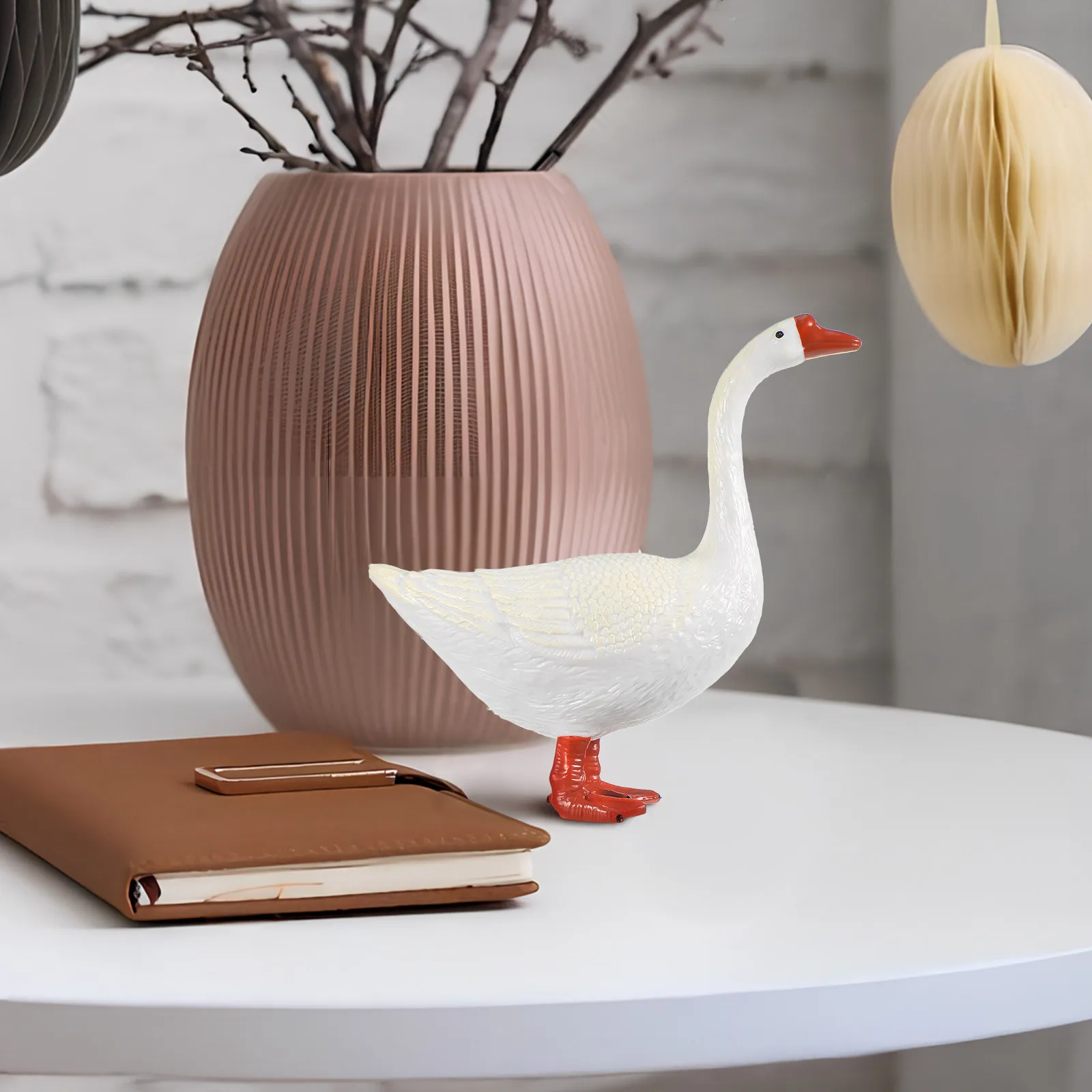Adorable Realistic Goose Statue Exquisite Workmanship Indoor Desktop Adornment Creative Home Decoration Lifelike Animal Ornament
Adorable Realistic Goose Statue Exquisite Workmanship Indoor Desktop Adornment Creative Home Decoration Lifelike Animal Ornament