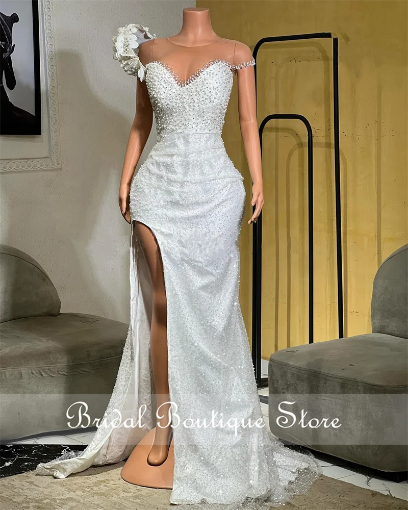 Luxury Wedding Dresses 2024 With Detachable Train Pearls Beading Crystal Bridal Gowns Robe De Mariee Customized
Luxury Wedding Dresses 2024 With Detachable Train Pearls Beading Crystal Bridal Gowns Robe De Mariee Customized