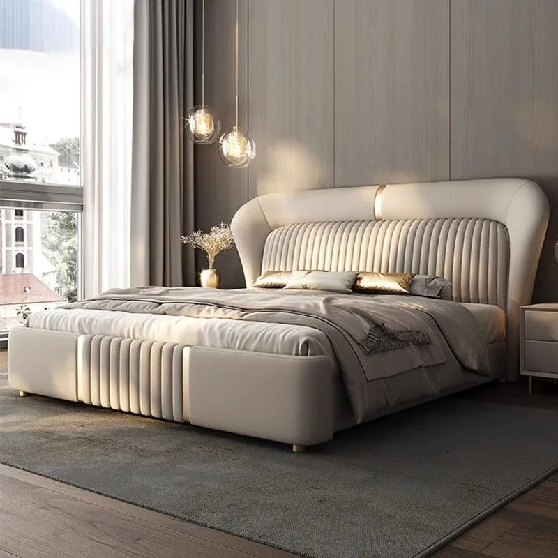 Luxury Sleeping Beds Twin Headboard King Bedsroom Beds Modern Unique Cama De Lujo Para Dormitorio Home Furniture Accessories
Luxury Sleeping Beds Twin Headboard King Bedsroom Beds Modern Unique Cama De Lujo Para Dormitorio Home Furniture Accessories