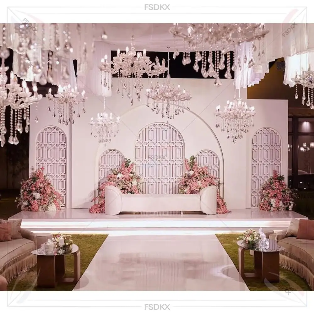 Customizable Luxury Wedding Banquet White PVC 3D Stereoscopic Arch Wedding Backdrop Panel Decoration Board
Customizable Luxury Wedding Banquet White PVC 3D Stereoscopic Arch Wedding Backdrop Panel Decoration Board