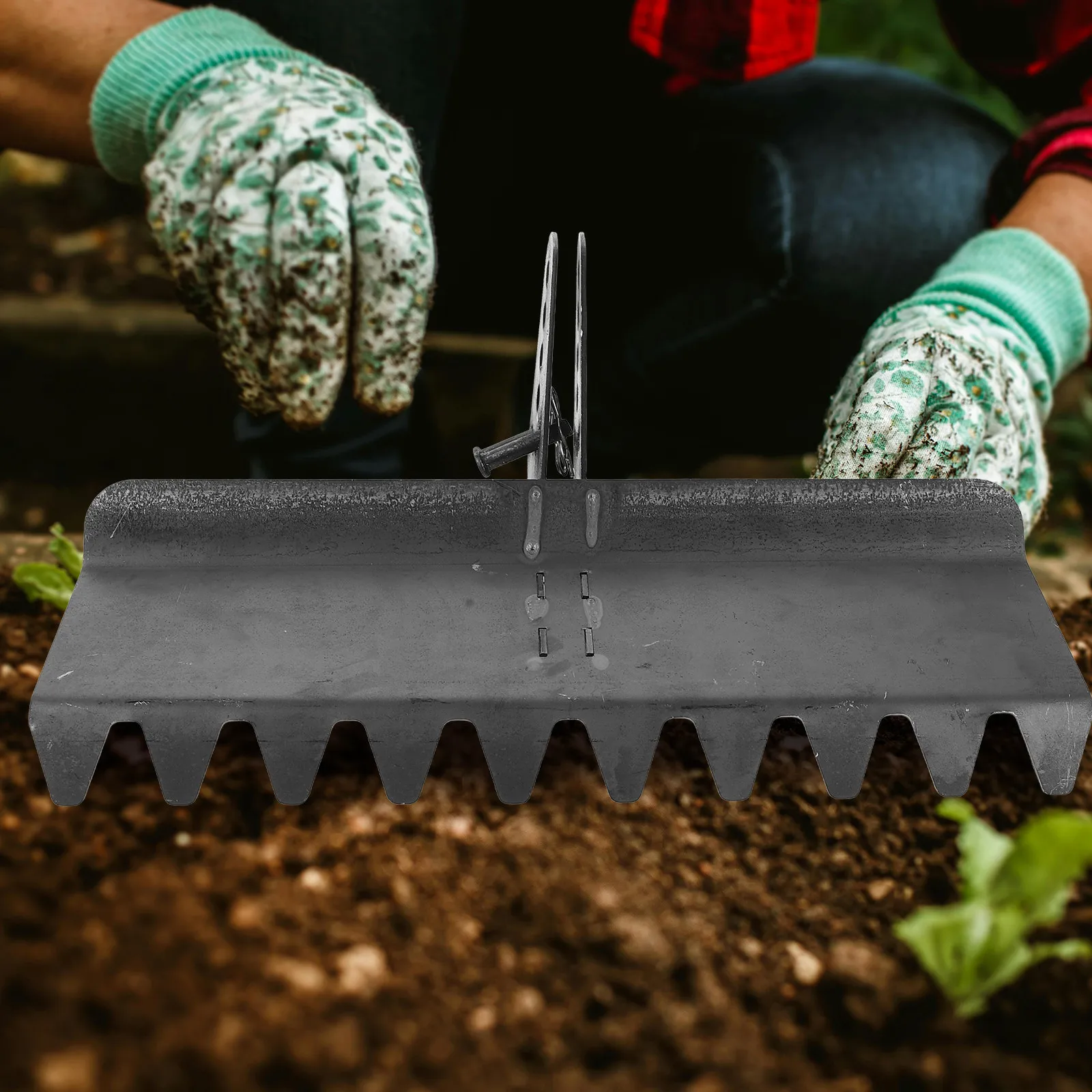 Lawn Leveling Rake Heavy Duty Steel Soil Leveler Farm Tiller Accessory Backyard Ground Leveling Tool Garden Soil Preparation
Lawn Leveling Rake Heavy Duty Steel Soil Leveler Farm Tiller Accessory Backyard Ground Leveling Tool Garden Soil Preparation