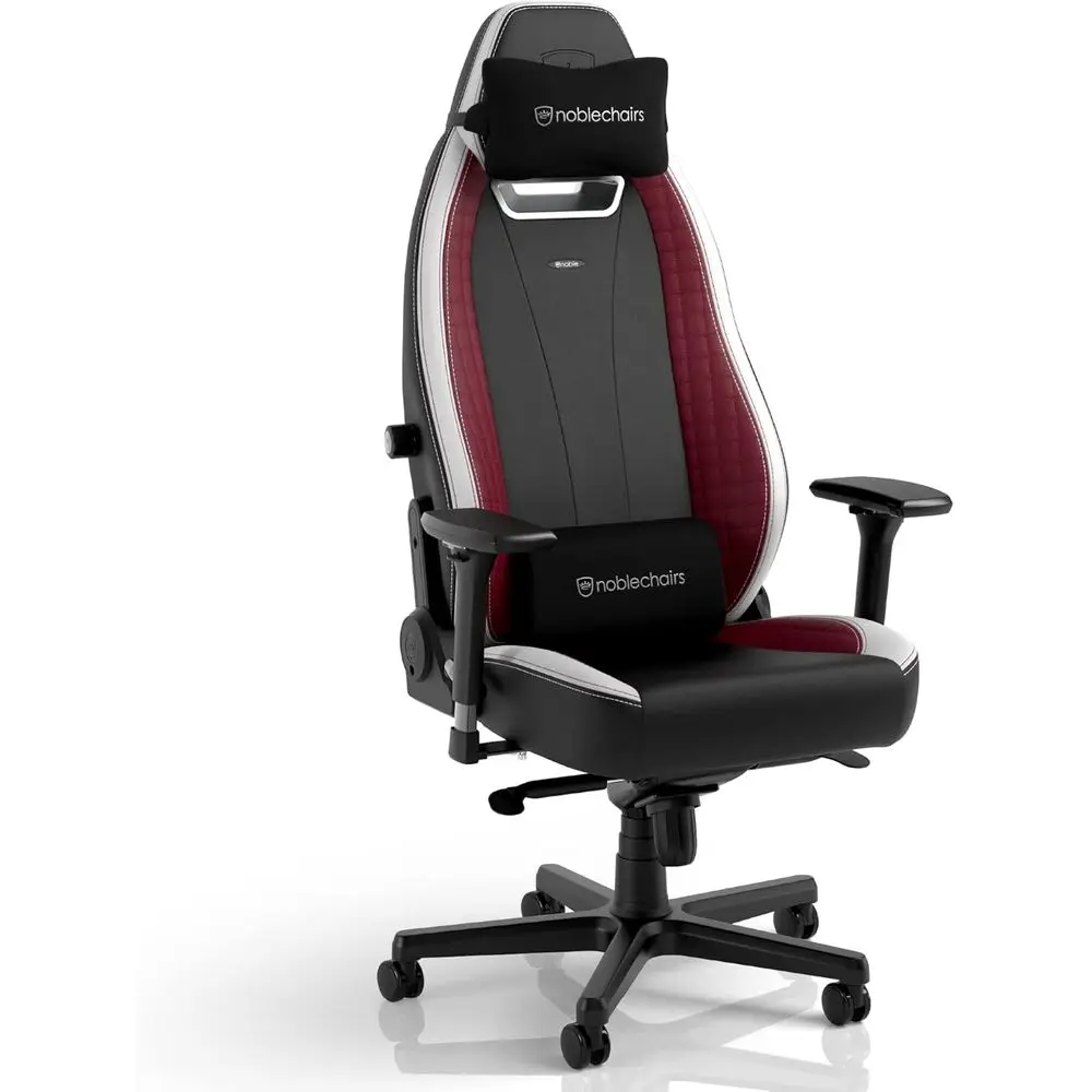 Ergonomic PU Leather Gaming Chair with Lumbar Support, Stylish Black/White/Red Design
Ergonomic PU Leather Gaming Chair with Lumbar Support, Stylish Black/White/Red Design