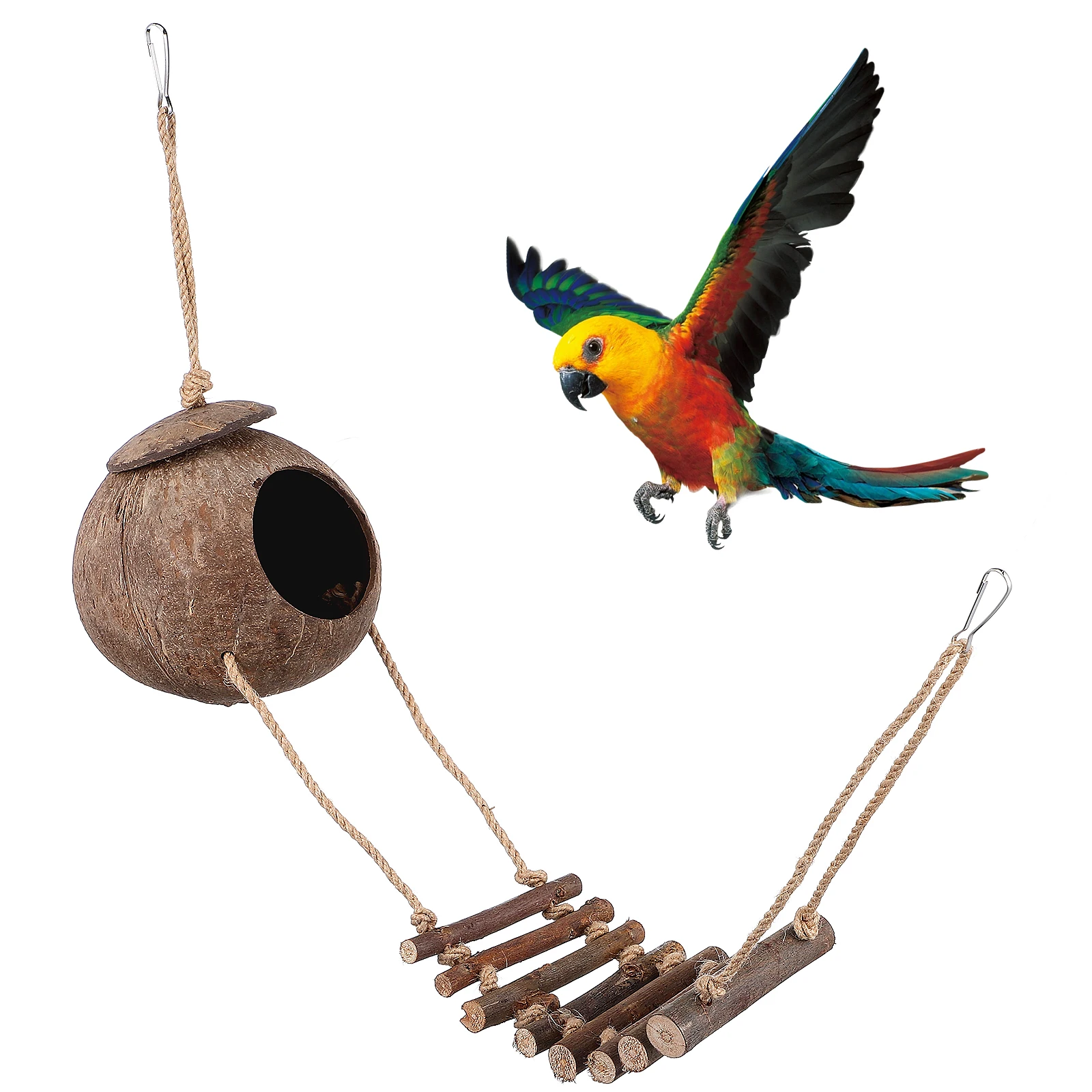 Cave Coconut Shell Ladder Reptile Hideout Terrarium Decor Gecko Hide Place Small Shelter Habitat Ornament
Cave Coconut Shell Ladder Reptile Hideout Terrarium Decor Gecko Hide Place Small Shelter Habitat Ornament
