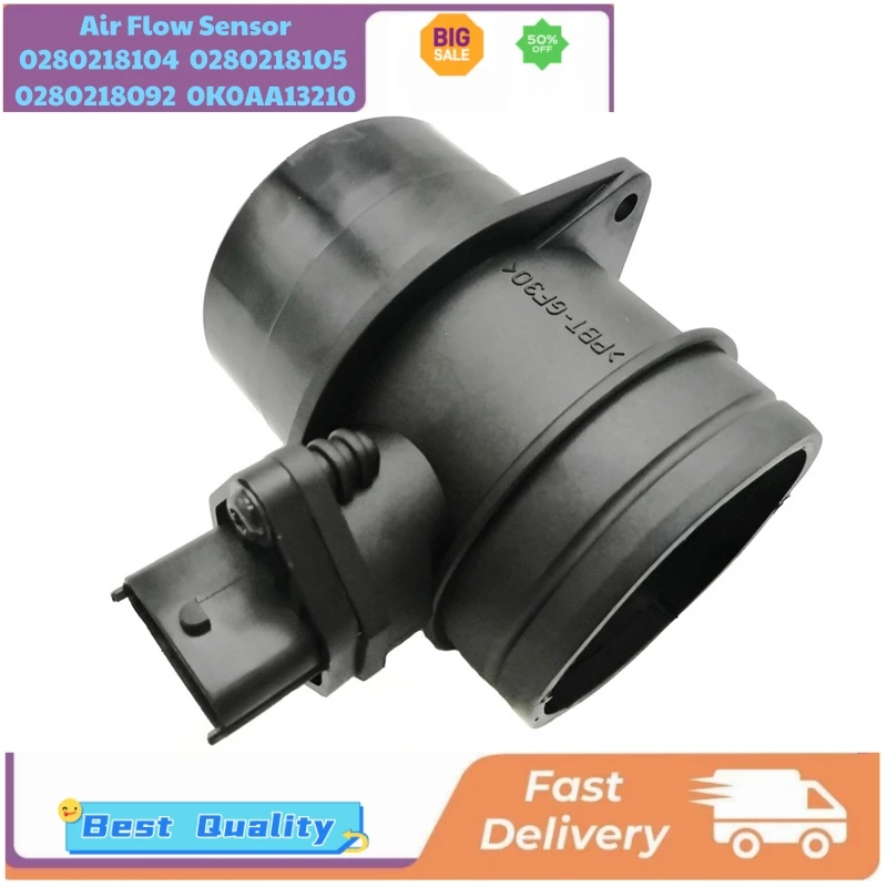 Mass Air Flow Meters 0280218092 M280218092 0280218104 0280218105 0K0AA13210 2S7A1-2B579-CA Universal Sensors for Kia Ford Mondeo
Mass Air Flow Meters 0280218092 M280218092 0280218104 0280218105 0K0AA13210 2S7A1-2B579-CA Universal Sensors for Kia Ford Mondeo