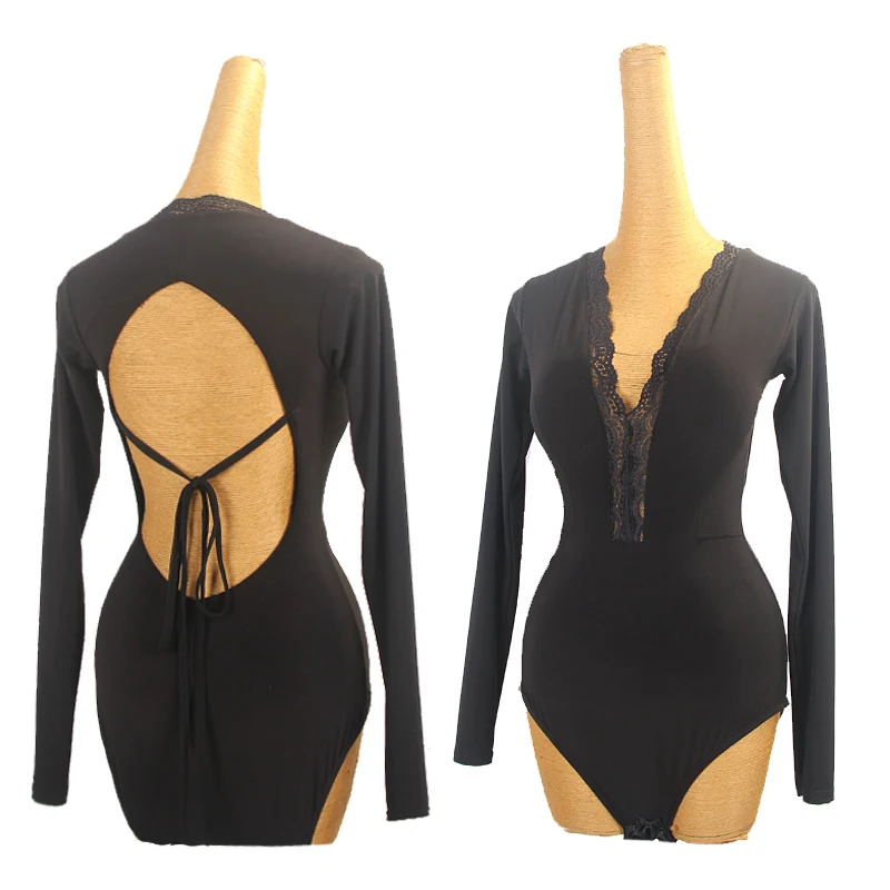 New Latin dance practice clothing for women autumn and winter long sleeved jumpsuit adult tango samba rumba training top
New Latin dance practice clothing for women autumn and winter long sleeved jumpsuit adult tango samba rumba training top